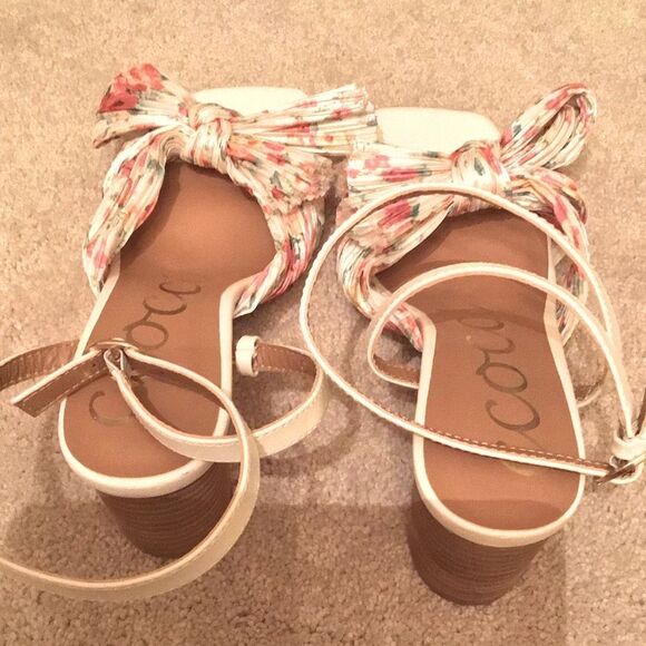 CCOCCI Floral Cara Block Heel Sandals - Picture 5 of 7